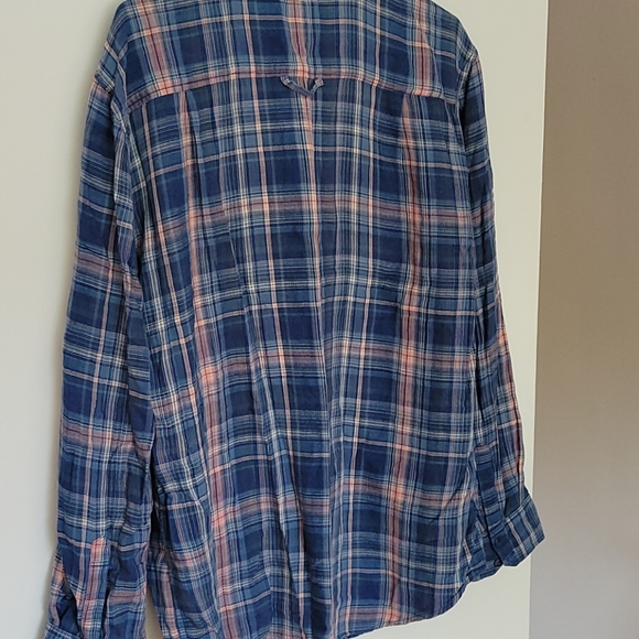 TNA Boyfriend plaid button down, sz L - Picture 4 of 4